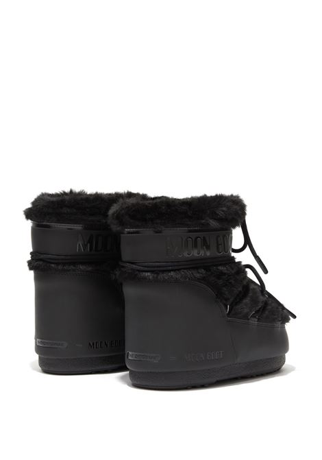 stivali icon low faux fur donna neri MOON BOOT | 80D1409390N001